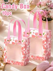 5 Stücke/10 Stücke 1 Set Kirschblüten Süßigkeitenbox Keksdose Papier Kirschblüten Geschenkbox, das Geschenkbox Material ist Papier, leicht luxuriös, hochwertig, die Geschenkbox ist geeignet für Heimdekoration, Hochzeitsgeschenke, Hochzeitsjubiläumsgeschenke, Freundin Geschenke, Geburtstagsgeschenkverpackung.
