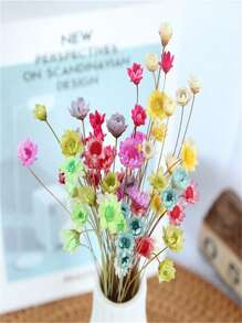 100 Stücke kleine getrocknete Sternblumen, Strauß mit unsterblichen Blumen, handgefertigte DIY Blumenarrangements, Vasen-Füllblumen für Thanksgiving, Weihnachten, Hochzeit, Heimdekoration