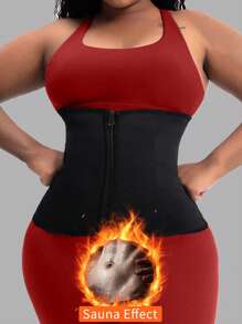 1 Peça Cinto Modelador de Cintura Esportivo Feminino, Cinta Modeladora Respirável, Perda de Peso, Modelador de Cintura, Colete de Compressão, Cincher Abdominal, Cinto de Cintura para Exercícios Adequado para Exercícios, Casa, Esportes e Caminhada