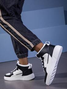 Lightweight Men's Air Cushion Sports Shoes - Comfortable & Breathable With Shock Absorption, Suitable For Outdoor Activities