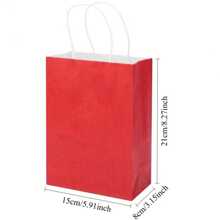 6/12/24 Peças Sacolas de Presente Coloridas para Festa com Alças, Duráveis, Fashionáveis, Multicoloridas, Adequadas para Lembrancinhas de Festa, Artesanato e Presentes, Comemorações de Aniversário, Casamento e Feriados (Cores Mistas Aleatoriamente)