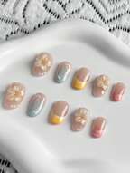 Uñas postizas de presión