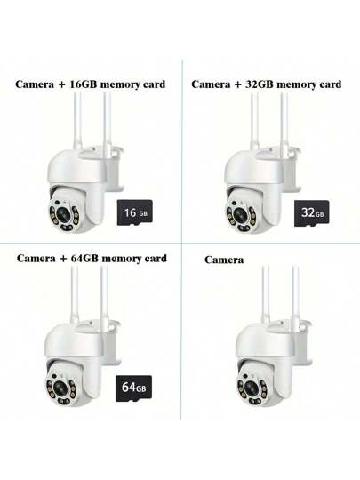 1080P Wireless Wi Fi Security Camera Motion Tracking 360° View, Home/Office Monitoring, ful Night Vision, Dual Way Audio, PTZ, Cloud Storage view 10