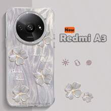 2-in-1 Keramik Bildschirmschutz Soft Film + modisches Vierblatt Kleeblatt Muster Handyhülle, geeignet für Redmi A3, Vivo V50Lite, Redmi A5 und alle Serien von OPPO, Vivo, I Tel, Realme, Transsion, Redmi, Honor