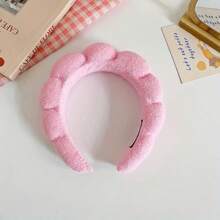 1 Packung Spa Stirnband zum Gesichtwaschen oder für Gesichtsbehandlungen, Hautpflege Stirnbänder, Make-up Haarband Schwamm, Frottee Stirnbänder, Gesichtswasch Stirnband, Volumen Haarband für Sport oder Yoga, Mode Accessoires für Frauen und Mädchen, tolle Geschenke, weiß, Haarband Stirnband für Frauen, Haraccessoires, Haarreifen