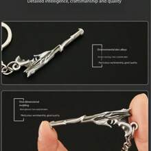 2025 New Model Keychain Pendant - Valorant Game Weapon Accessory, Ghost Viper Gold Emperor Mini Model Toy Keychain, 5cm, Gift For Couple, Colleague, Friend, Senior, Reward, Commercial, Anniversary, Festival