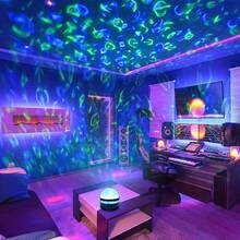 创意 USB 供电星空投影灯 - 多功能 RGB 照明，适用于客厅、卧室等 - 节日、生日或圣诞礼物的理想选择 - 无需电池，USB 供电，装饰性夜灯 - 多色光 - 查看 3