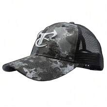 Gorra unisex ajustable con logo TrueTimber y malla en la parte posterior, color medianoche, de talla única - medianoche - Ver 1