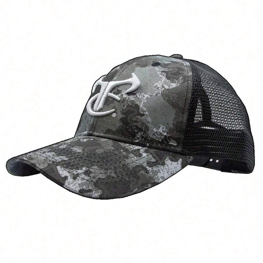 Gorra unisex ajustable con logo TrueTimber y malla en la parte posterior, color medianoche, de talla única - medianoche - Ver 1