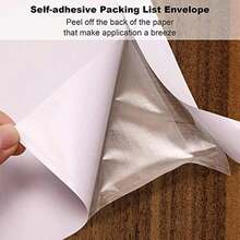 100 Pack Clear Self-Adhesive Packing List Pouches With Top Loading Design Shipping Label Sleeves & Packing Slip Envelopes,Back To School,School Supplies - Multicolor - View 4