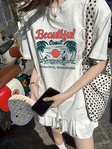 Women T-Shirts - 斑點灰色 - 查看 2