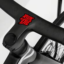 5pcs "RIDE OR DIE" Bicycle Stickers, Waterproof PET Material, Scratch-Resistant, Vibrant Colors, Can Decorate Bicycle Frame, Suitable For Road Bikes, Bicycles, Mountain Bikes, Cycling Decoration Accessories, Ideal Choice For DIY Enthusiasts And Cycling Lovers. - Multicolor - View 8