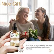 Hllozzi 30ml/60ml/100ml Coconut &Vanilla Essential Oil Is Light And Mild, Non-Irritating And Long-Lasting. Suitable For Facial Massage, Hair, Nails, Care, Home Aromatherapy Machine, Diffuser, Office, Car, Yoga And Many Other Scenes. - Coconut Vanilla - View 8