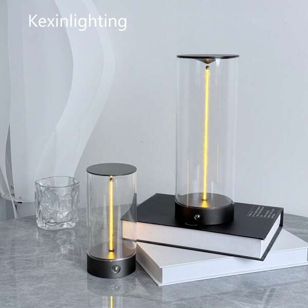 Kexinlighting Kexinlighting-1PC Creative Night Light, Cordless LED Night Light, Rechargeable Night Light, Adjustable Brightness Night Light, Night Light With Breathing Function, Portable Bedside Night Light, Built-In 2000mah Large Capacity Rechargeable Battery