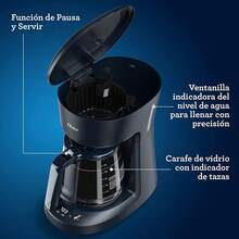 Oster 12-Cup Coffee Maker, Black, Programmable System With Digital Clock - 22prof. x 17,1an. x 25,8alt. 厘米 - 查看 5