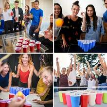 20个彩色乒乓球，适用于乒乓球比赛、抽奖游戏、啤酒乒乓球游戏、派对嘉年华、投掷游戏、娱乐、装饰、DIY活动 - 彩色 - 查看 7