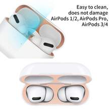 1pc Metal Dust-Proof Protective Case With Packaging, (Slightly Silver-Toned White, Please Check Carefully Before Purchasing, Do Not Buy If You Mind), Compatible With Apple Pro 2, 1, 3, 4