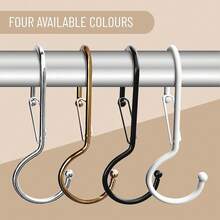 New 6 Purse Hanger For Closet. Tote Hanger. S-Shaped Hooks S Hooks Twist Dign. Anti Drop S-Shaped Hook For Hanging Handbags  Safety Buckle To Prevent Falls. Heavy Duty. (Gold, Twisted) - Gold Twisted - View 7