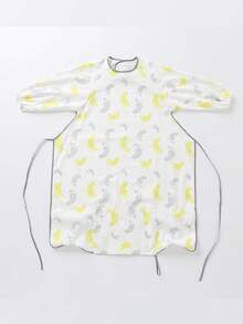 1pc Baby Bib, Feeding Cloths With Long Sleeve, Waterproof And Stain-Resistant, Suitable For Toddler And Infant - Multicolor - View 13