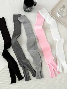 1 双女士休闲百搭薄款马镫腿套，适合夏季 - 彩色 - 查看 5