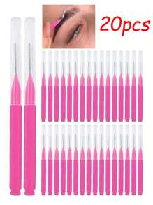 100/50/20/5pcs Mini Disposable Eyebrow Brushes, Flexible Miniature Mascara Wands Makeup Tools For Eyebrow Filling, Lifting, Tinting, Lash Extension