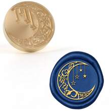 CYFUN DESIGN 1 PC Minimalist Floral Series Wax Seal Stamps 25mm Solid Brass Engraved Fire Lacquer Stamp Heads NO Handle For Decorating Notebook Gifts And Greeting Cards (Lilies, Spring Branches, Flower Bushes, Chimes Patterns) Back To School,Back To School,School Supplies