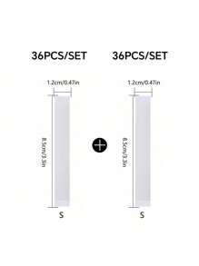 36/72/144/180 piezas Cinta adhesiva transparente de doble cara invisible, se envían aleatoriamente en dos estilos, cinta adhesiva de doble cara para sostenes, cinta adhesiva de doble cara fuerte para la piel, cinta adhesiva de doble cara para cosplay, cinta adhesiva de doble cara para la piel y la ropa