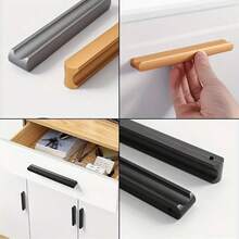 Maniglie per mobili in nero e dorato, pomelli per armadi e guardaroba, in alluminio massiccio, lunghe maniglie per pensili e cassetti di cucina