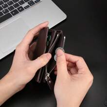 Men's Minimalist Solid Color Wallet & Card Holder With Multiple Card Slots For Men Wallet Mini Wallet Purse Wallet Card Wallet School Supplies