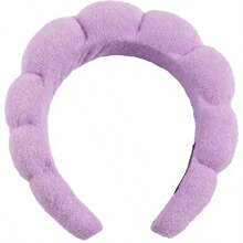 1 Packung Spa Stirnband zum Gesichtwaschen oder für Gesichtsbehandlungen, Hautpflege Stirnbänder, Make-up Haarband Schwamm, Frottee Stirnbänder, Gesichtswasch Stirnband, Volumen Haarband für Sport oder Yoga, Mode Accessoires für Frauen und Mädchen, tolle Geschenke, weiß, Haarband Stirnband für Frauen, Haraccessoires, Haarreifen