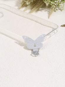 360°旋转超薄0.2mm手机支架板，304不锈钢手机夹，手机挂绳配件，单扣垫，超薄防丢背贴，坚固连接垫，单耳机夹，通用腕带金属垫贴纸夹 - 彩色 - 查看 11