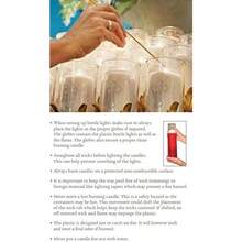 Cemetery Prayer Candles For Outdoor Burning In Clear Flame Resistant Plastic Vessels, 12-Count, Memorial - 1-Count - View 2