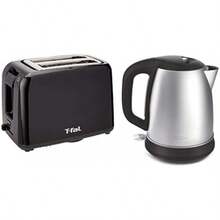 -fal Tostador de 2 ranuras amplias para todo tipo de pan, niveles de tostado, botón de cancelar, 800, color negro, TT1A18MX - Tostador + Hervidor - Ver 2