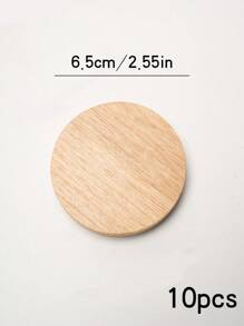 Personnalisation 1/10/15 pièces Ouvre-bouteille rond en bambou de 6/6,5 cm avec dos magnétique, parfait pour les projets DIY, les cadeaux de mariage et les cadeaux de fête. Ustensile de cuisine pour la maison, ouvre-bouteille à bière, cadeau pour le père