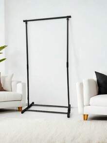 1 件便携式落地晾衣架，简易室内阳台衣架，适合家庭使用，学生宿舍晾衣架