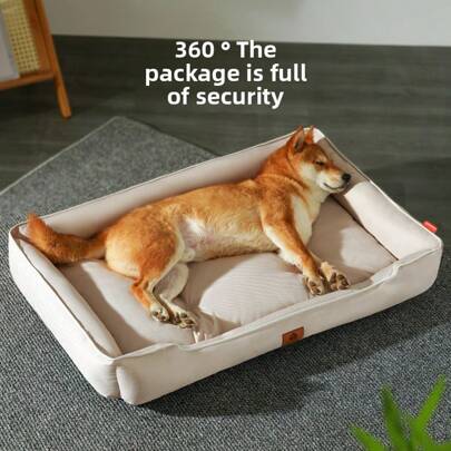 1pc All Season Pet Bed, Summer Use Chew-Resistant Waterproof Anti-Urine Thickened Anti-Slip Anti-Moisture Dog House/Cat House For Small/Large Pets