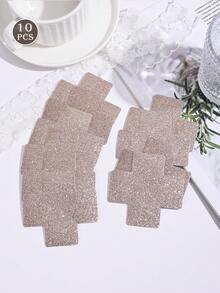 2件-10件一次性乳贴，无缝透气自粘隐形文胸，女士内衣及内衣配件，防止暴露的乳贴，婚礼摄影用品，适合狂欢 - 彩色 - 查看 22