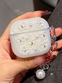 Funda protectora con diseño de mariposa para auriculares Bluetooth, adecuada para auriculares de de 1ra a 4ta generación, Pro y Pro2