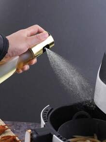 Kitchen Oil Spray Bottle, Glass Condiment Bottle For Oil, Vinegar, Soy Sauce, Bbq, Salad Dressing