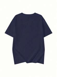 Women's T-Shirt Blouse Cute Rabbit 100% Cotton T-Shirt Shirt New Release - Màu xanh hải quân - Xem 3