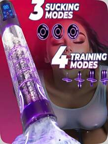 Electric Penis Enlarge Vacuum Pump With 4 Suction Intensities, Rechargeable Automatic High-Vacuum Penis Enlargement Extend Pump, Air Pressure Device Black Sex Toys