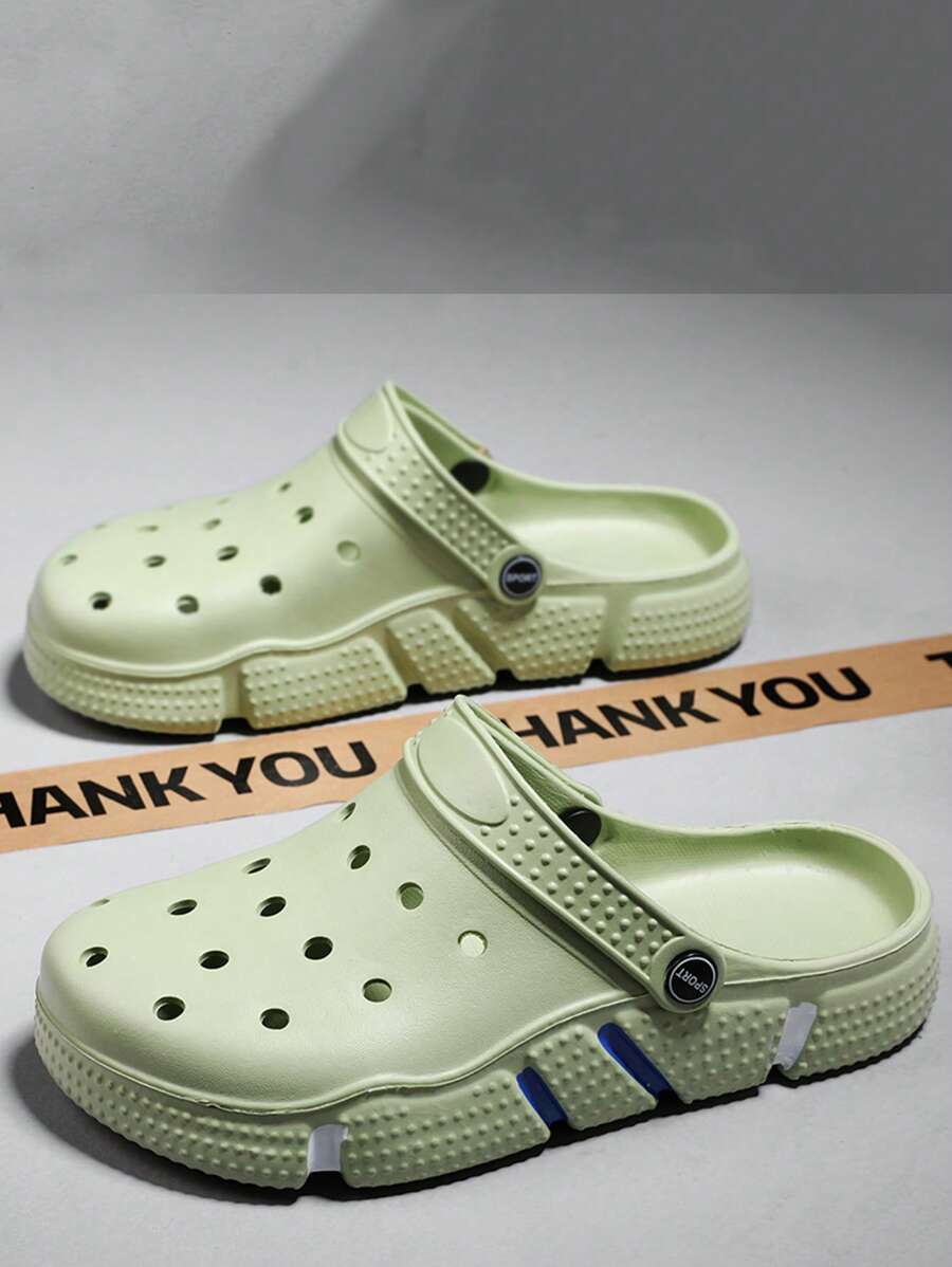 1 Paar atmungsaktive, rutschfeste Herren Sandalen, Neuestes Design 2025, Straßenmode Stil, Lässig Outdoor Strandlatschen, bequem und weich für den täglichen Gebrauch drinnen