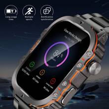 Eytlptoc 1.83 Inch Full Touch Smart Watch, For Men & Women, USB Charging, Wireless Calling & Message Reminder, Pedometer, Multiple Sport Modes Outdoor Fitness Watch, Exercise Tracking, Email Display, Activity Tracking, Positioning Navigation, Remote Camera/Music Control, Multi-APP Notification, Large Display, Compatible With Android & IOS