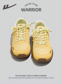 WARRIOR 1 Pair Women's Flat Leather Casual Outdoor Daily Versatile Fashion Sporty Shoes