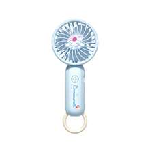 SANRIO 可爱USB迷你风扇，3档风速可调，超强风力，便携式手持风扇，可充电，时尚卡通设计，小巧迷你电风扇，带挂环，学生宿舍小礼物 - 彩色 - 查看 8