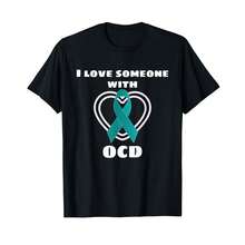 Ocd Awareness I Love Someone With Ocd T-Shirt@ CO Graduation Gifts - Black - View 1