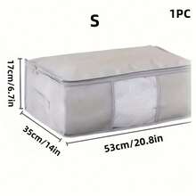 3 Pieces Of Holiday Decoration Storage, Clothes And Closet Storage, Clothes Quilts, Blankets, Storage Bags, Folding Zipper Storage Boxes, Large-Capacity Clothes Storage Boxes, Gray With Handles. Boy Valentine Heart Women's Valentinebedroom,Organizer,Organiser,Home Storage,White T Shirt Women,Black Pants Women,Ladies Winter Clothes,Dress,Winter Clothes For Ladies,Elegant Woman Dresses,White Shirt For Ladies,Long Sleeve,White Jumpsuit For Women,Spring Dresses For Women,Spring Outfits For Women,Spring,Spring Clothes,Minimalist,Summer Tops - Grey - View 12