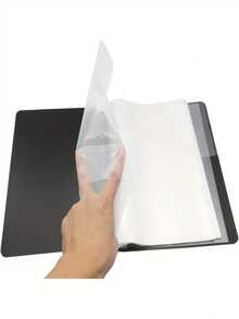 1pc Music Piano Notation File Folder, Suitable For A4 File Folder, Booklet, Pentagram Folder, For Students, Musicians, Piano Score Folder With 40 Pockets Music File Folder - Multicolor - View 10