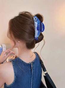 1 Peça Acessório de Prendedor de Cabelo em Acrílico com Design de Animal Excêntrico 2025, Prendedor de Cabelo Casual de Verão, Prendedor de Cabelo, Grampo de Cabelo, Grampo de Cabelo, Presilha de Cabelo