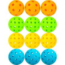 26 Hole/40 Hole Pickleballs, Sports Training Practice Plastic Pickleballs, Hollow Air Flow Balls, Suitable For Indoor Courts And Celebration Competitions, High Quality